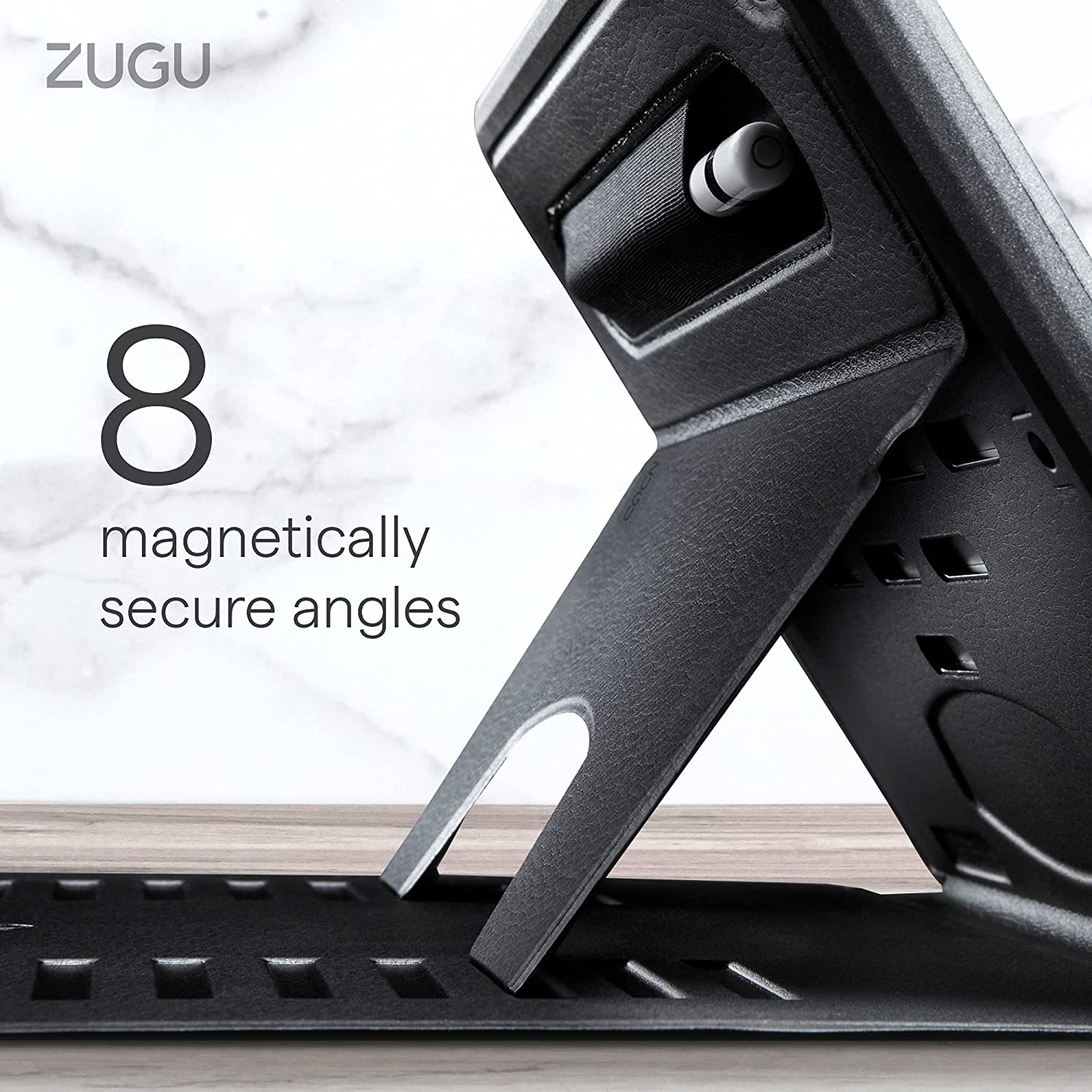 Zugu iPad Folio Case Magnetic Stand iPad Pro 11 inch 1st 2nd 3rd 4th Gen - Berry Purple