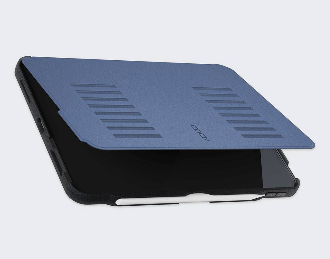 Zugu iPad Folio Case Magnetic Stand iPad Air 5th & 4th 10.9 inch - Slate Blue